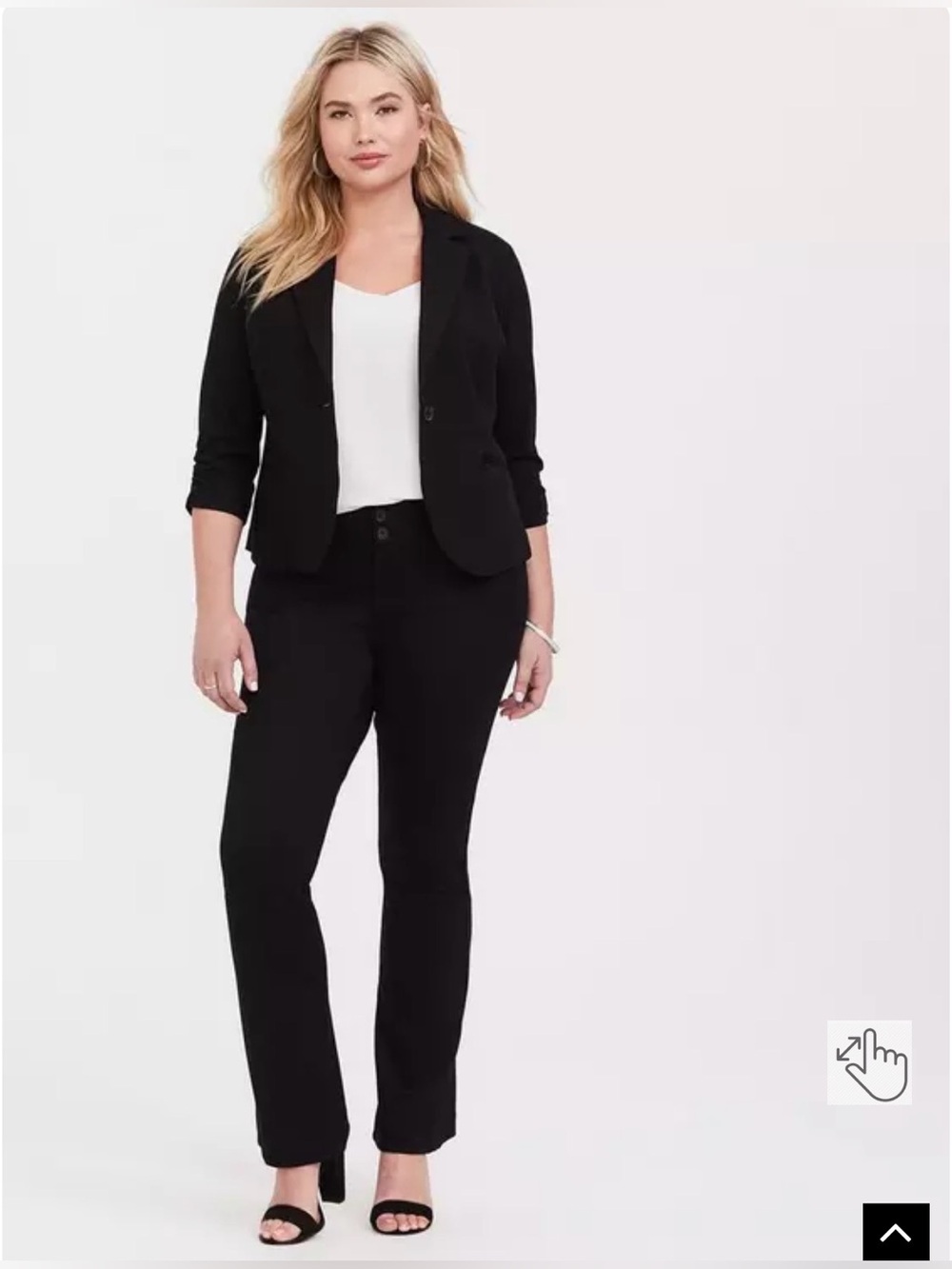 Torrid Studio Ponte Tailored Fit Blazer - Picture 2 of 12